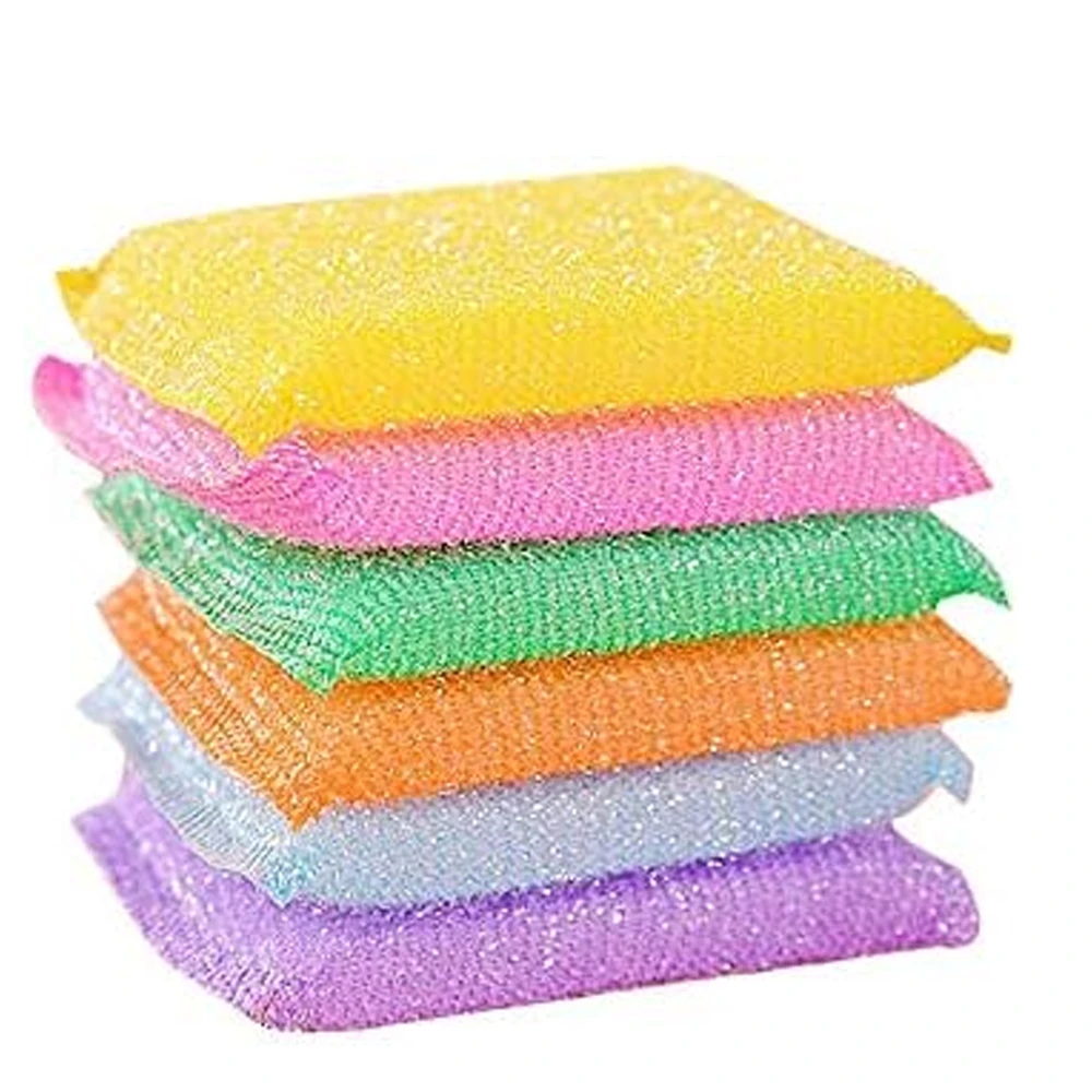Mixed Colour Scourring Pad 5pc