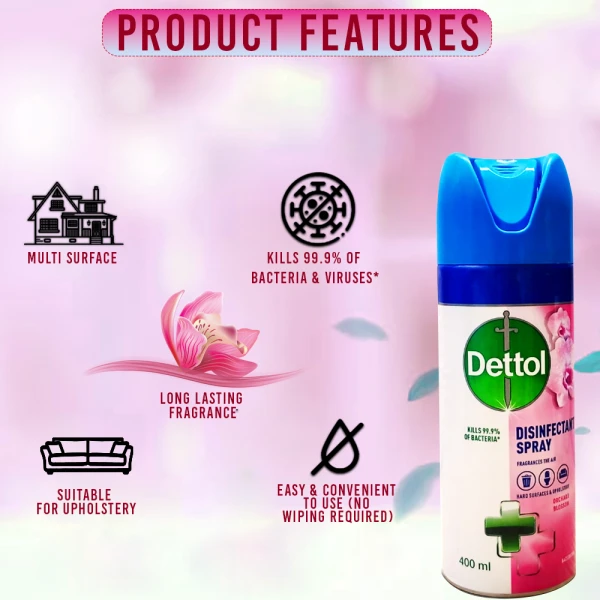 Dettol Disinfectant Spray Orchid 400ml