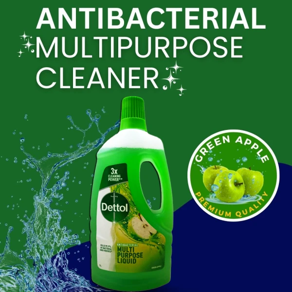 Dettol Multipurpose Cleaner Green Apple 1L