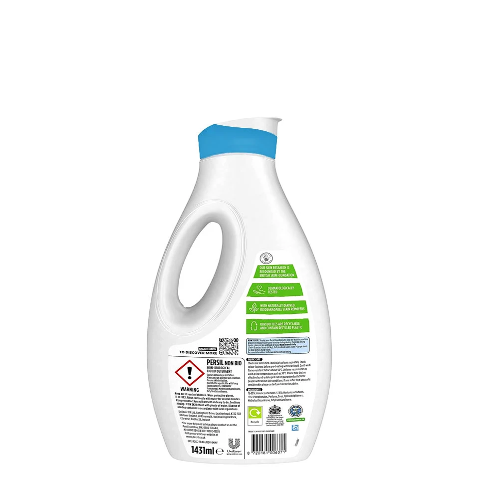 Persil Liquid Non-Bio 1.43L - 53