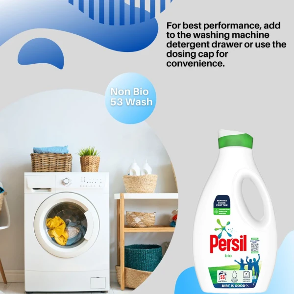 Persil Liquid Non-Bio 1.43L - 53