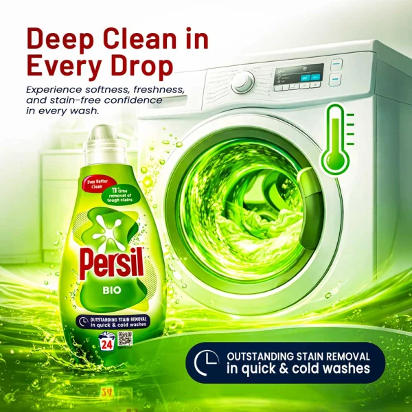 Persil Liquid Bio 24 Wash 648ml