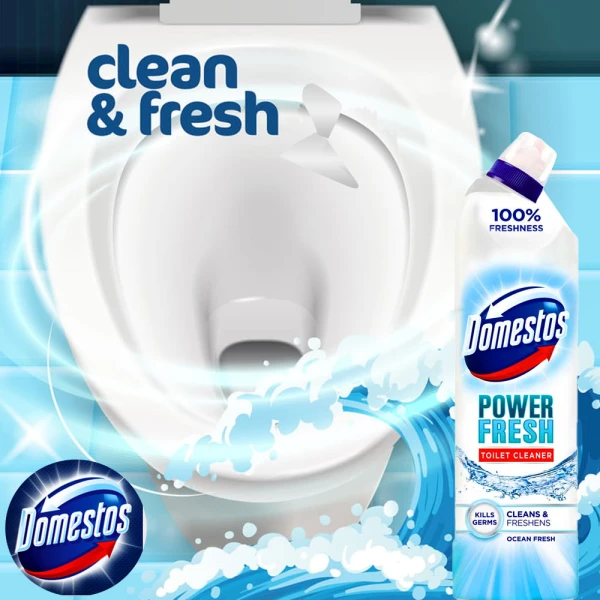 Domestos Bleach Ocean 750ml