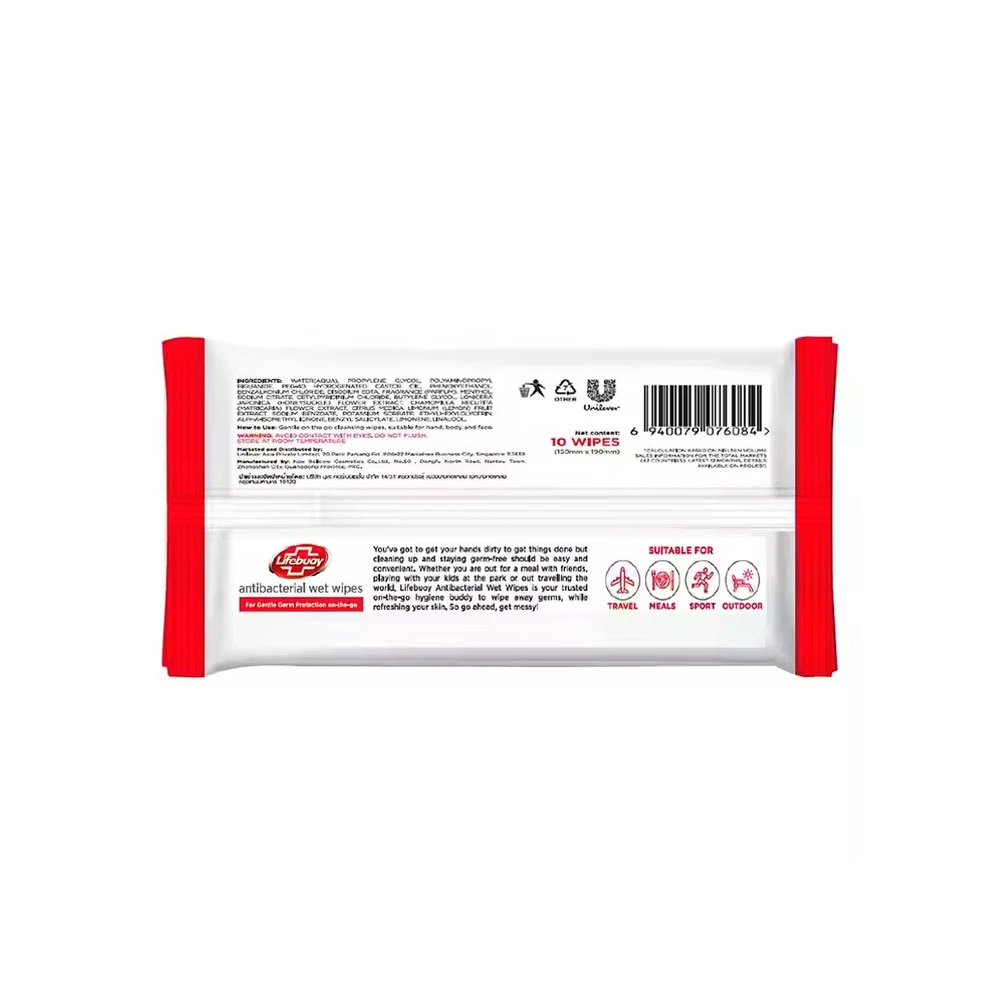 Lifebuoy Antibacterial Wet Wipes 10s
