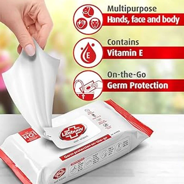 Lifebuoy Antibacterial Wet Wipes 10s