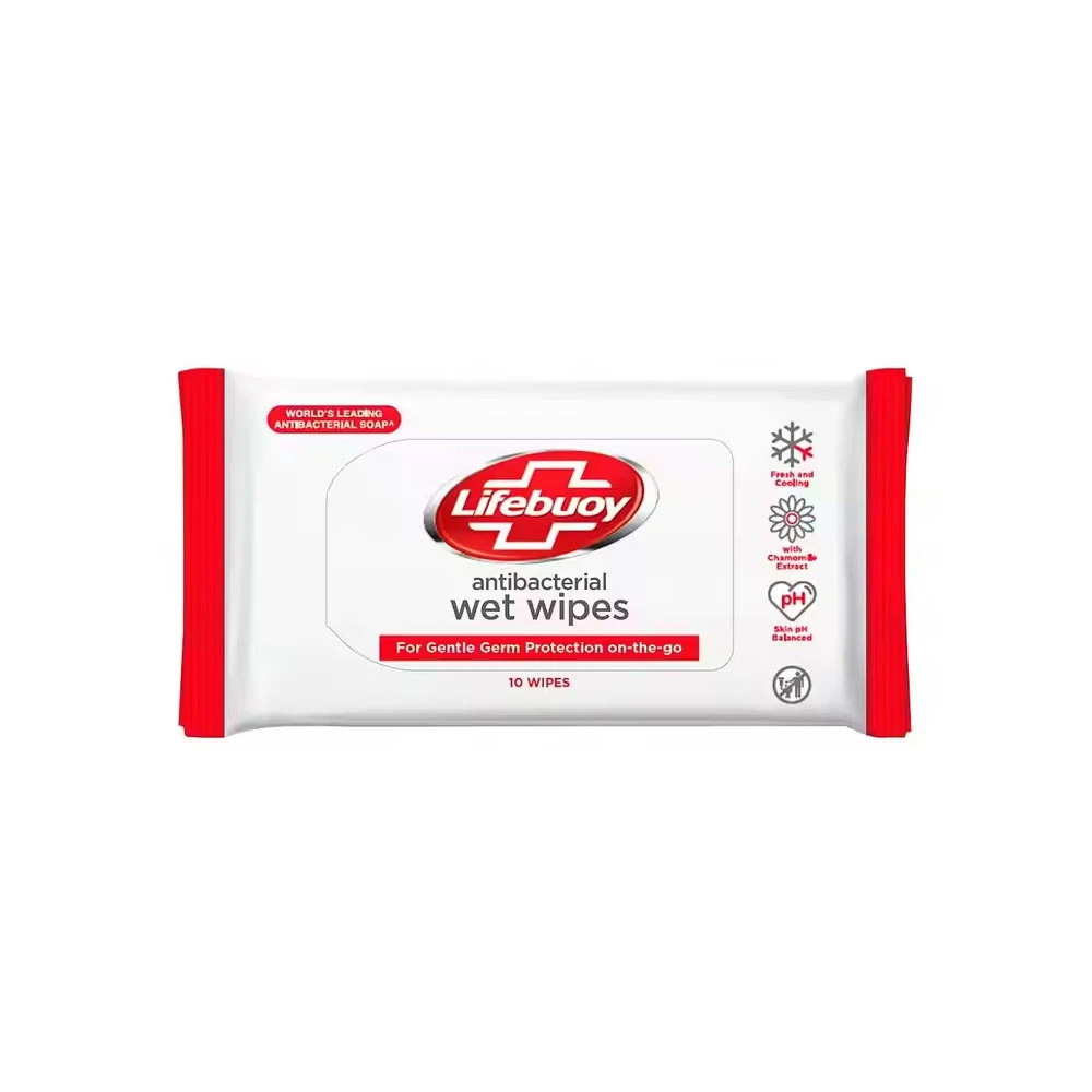 Lifebuoy Antibacterial Wet Wipes 10s