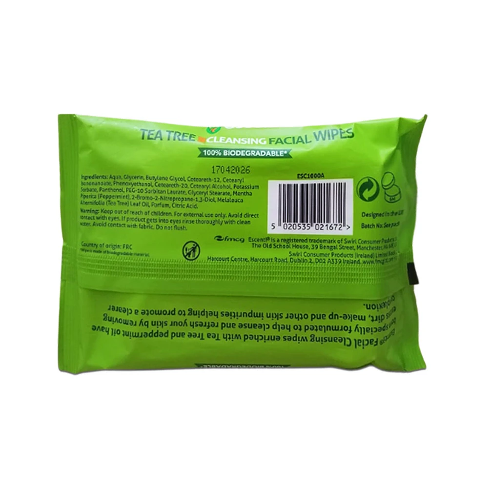 Teatree Cleansing Facial Wipes 20 pc