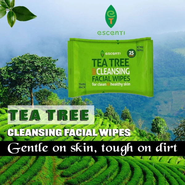 Teatree Cleansing Facial Wipes 20 pc