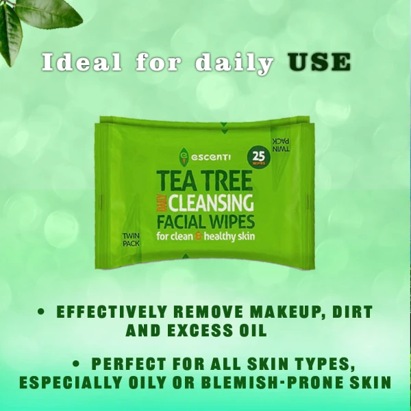 Teatree Cleansing Facial Wipes 20 pc