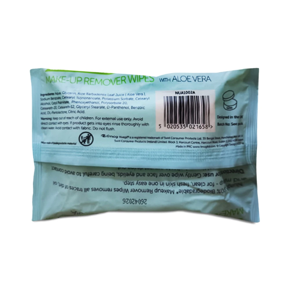 Make Up Remover Wipes 20pk