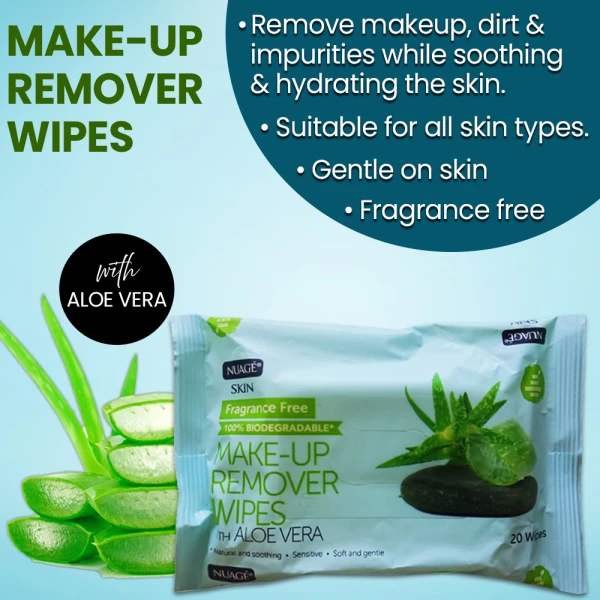 Make Up Remover Wipes 20pk