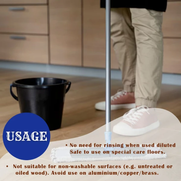 Flash MultiPurpose Wood Floor With Orange Peel Oil Cleaner 1L