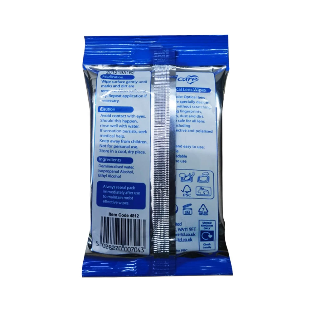 iCare Optical Lens Wipes - 20pc
