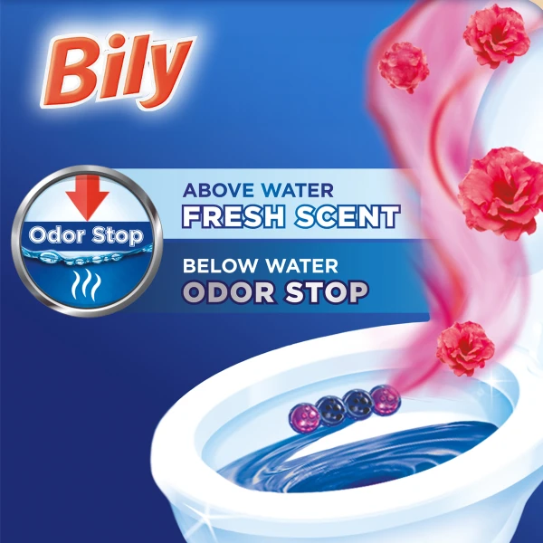 Bily Aktive WC Cleaner 50g Floral