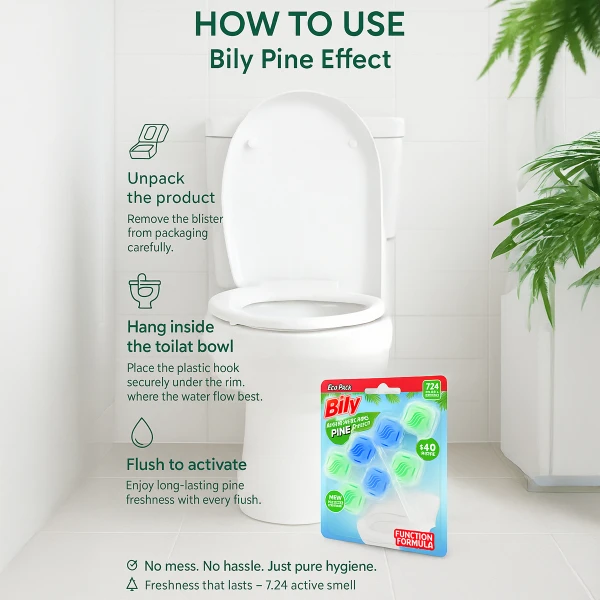 Aktive WC Cleaner 3X50g Pine