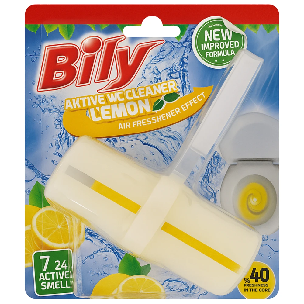 Toilet Rim Block 40g Lemon and Floral (Pack of 2)
