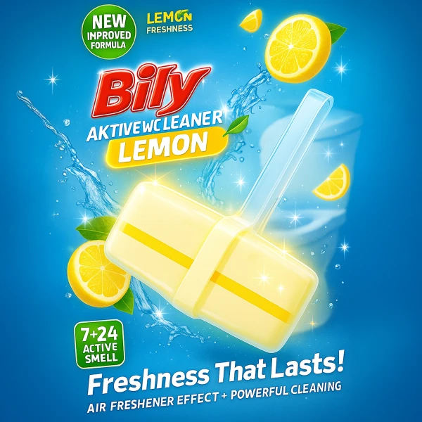 Toilet Rim Block 40g Lemon and Floral (Pack of 2)
