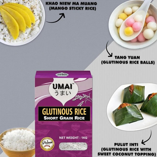 Premium Glutinous Rice 1Kg