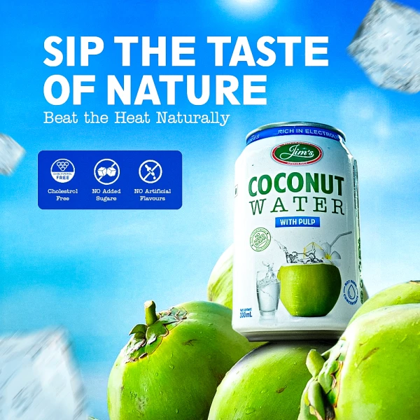 Jim's Coconut Water - Pack of 2