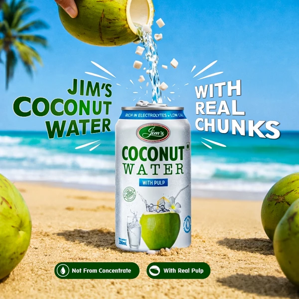 Jim's Coconut Water - Pack of 2