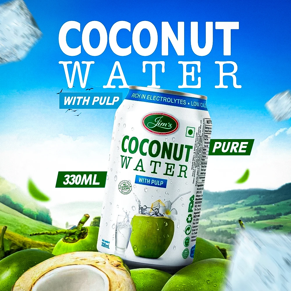 Jim's Coconut Water - Pack of 4