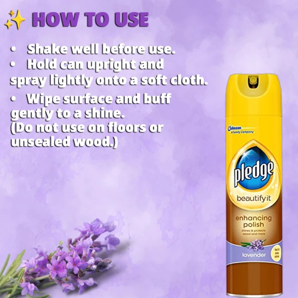Lavender Wood Polish 250ml
