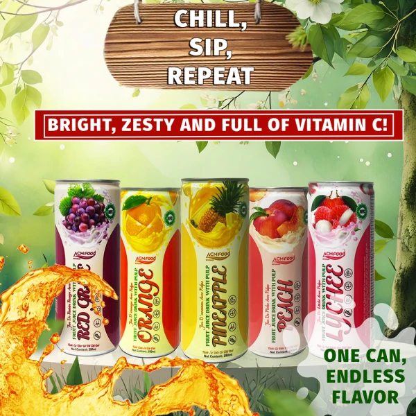 Lychee Fruit Juice with Pulp 250ml
