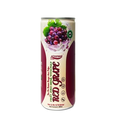 Red Grape Fruit Juice with Pulp 250ml