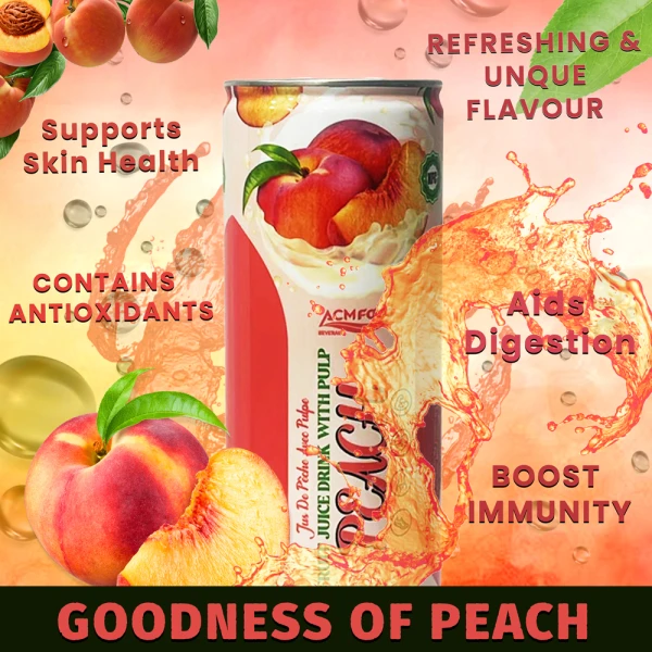 Peach Fruit Juice with Pulp 250ml