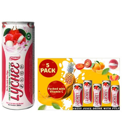 Lychee Fruit Juice Pack of 5