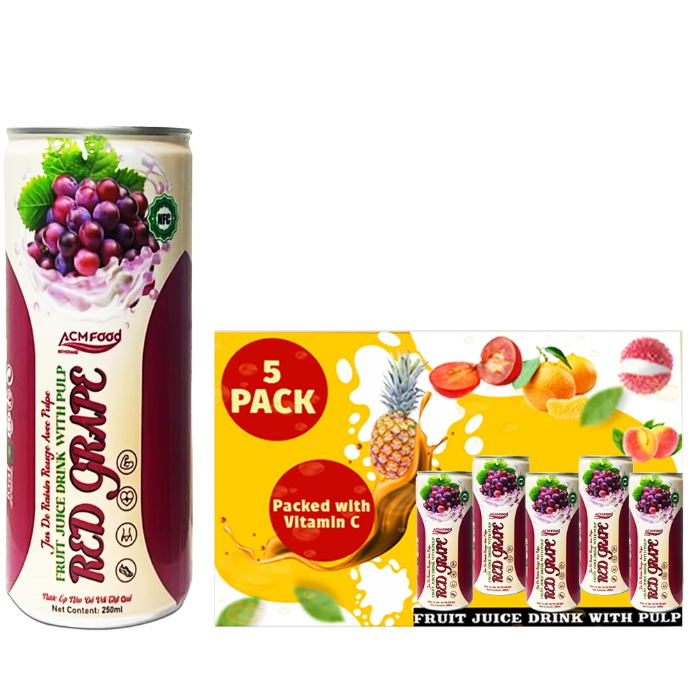 Red Grapes Fruit Juice Pack of 5