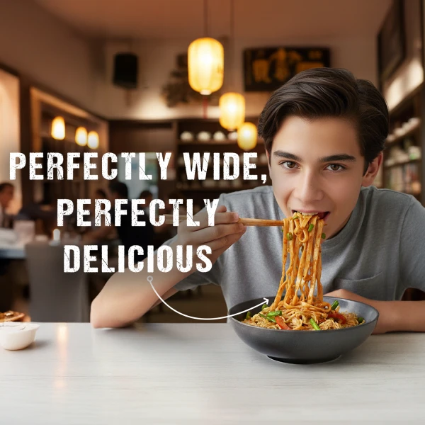 Golden Coins Thai Style Rice Noodles Stick 5mm