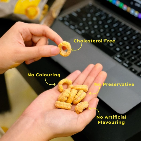 Hello M'arch Quinoa Ring Snacks Cheese 30g