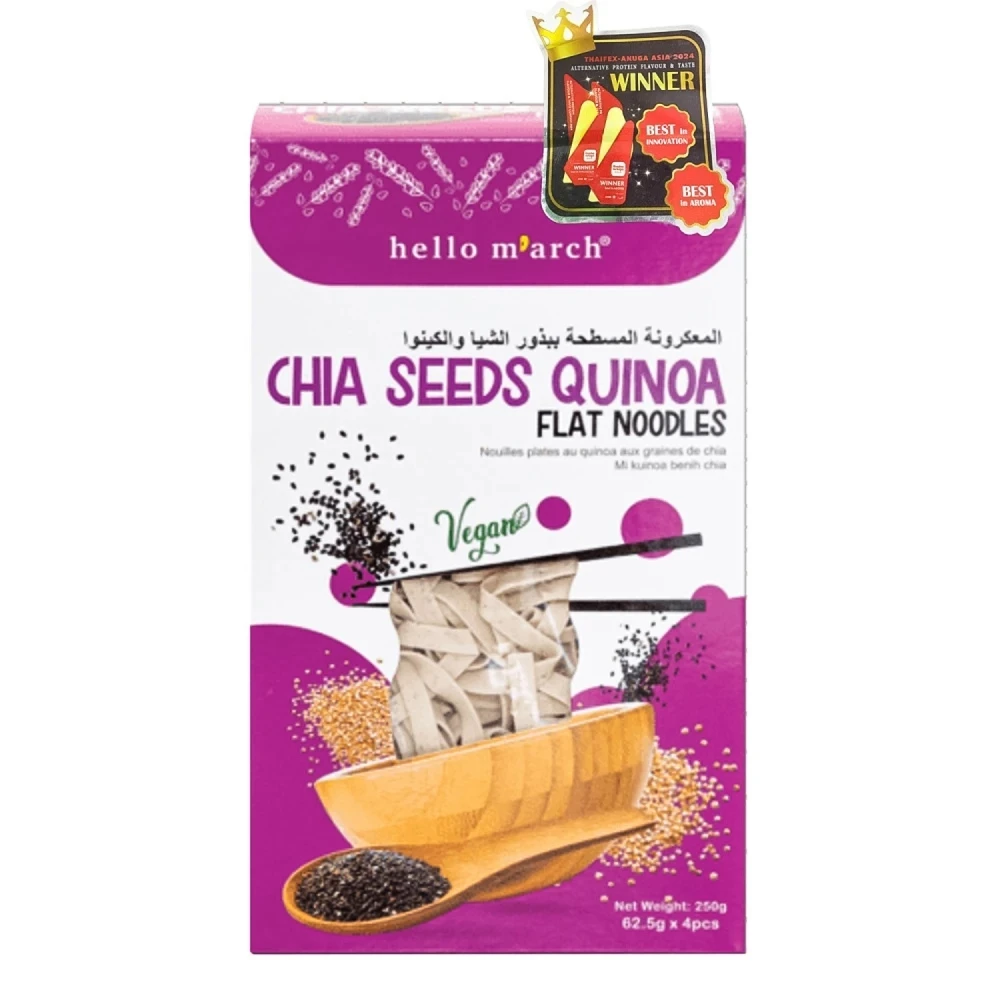 Hello M’arch Quinoa Noodles Chia Seeds 250g