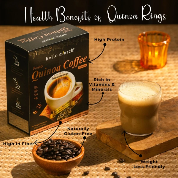 Hello M'arch Premium Quinoa Coffee 360g