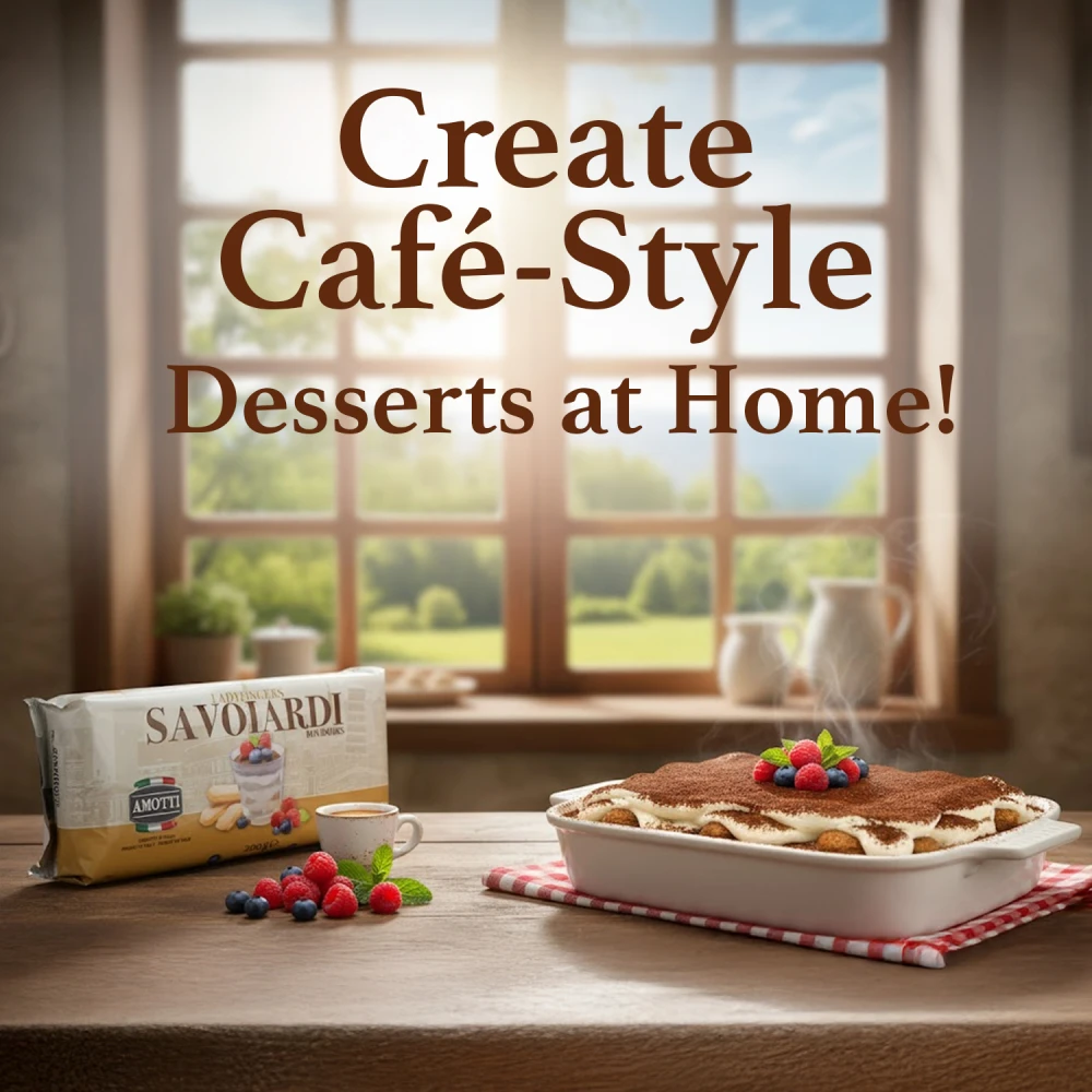 Amotti Lady Finger Biscuits For Tiramisu 200g