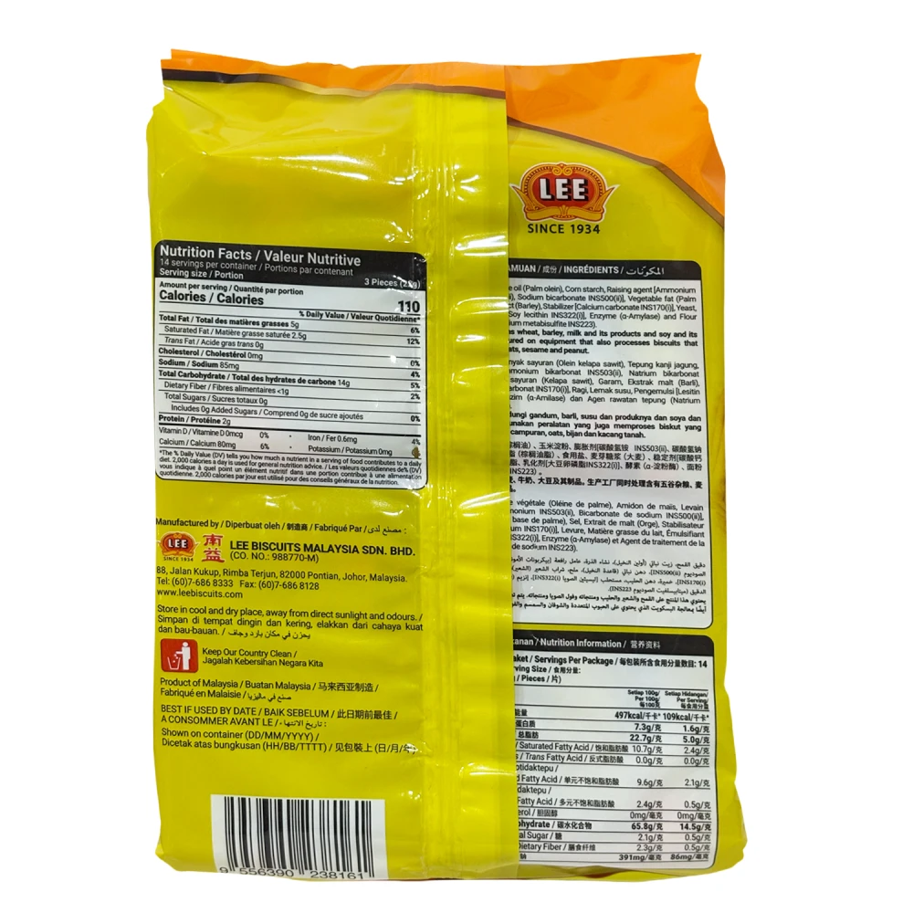 Lee Original Crackers 308g
