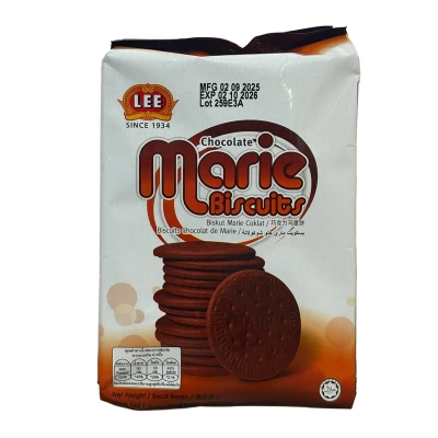 Lee Chocolate Flavoured Marie Biscuits 160g