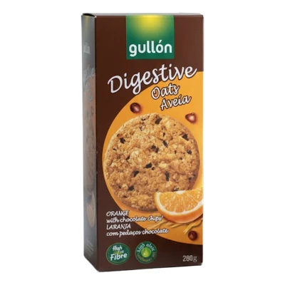 Gullon Digestive Biscuits with oats, orange and chocolate