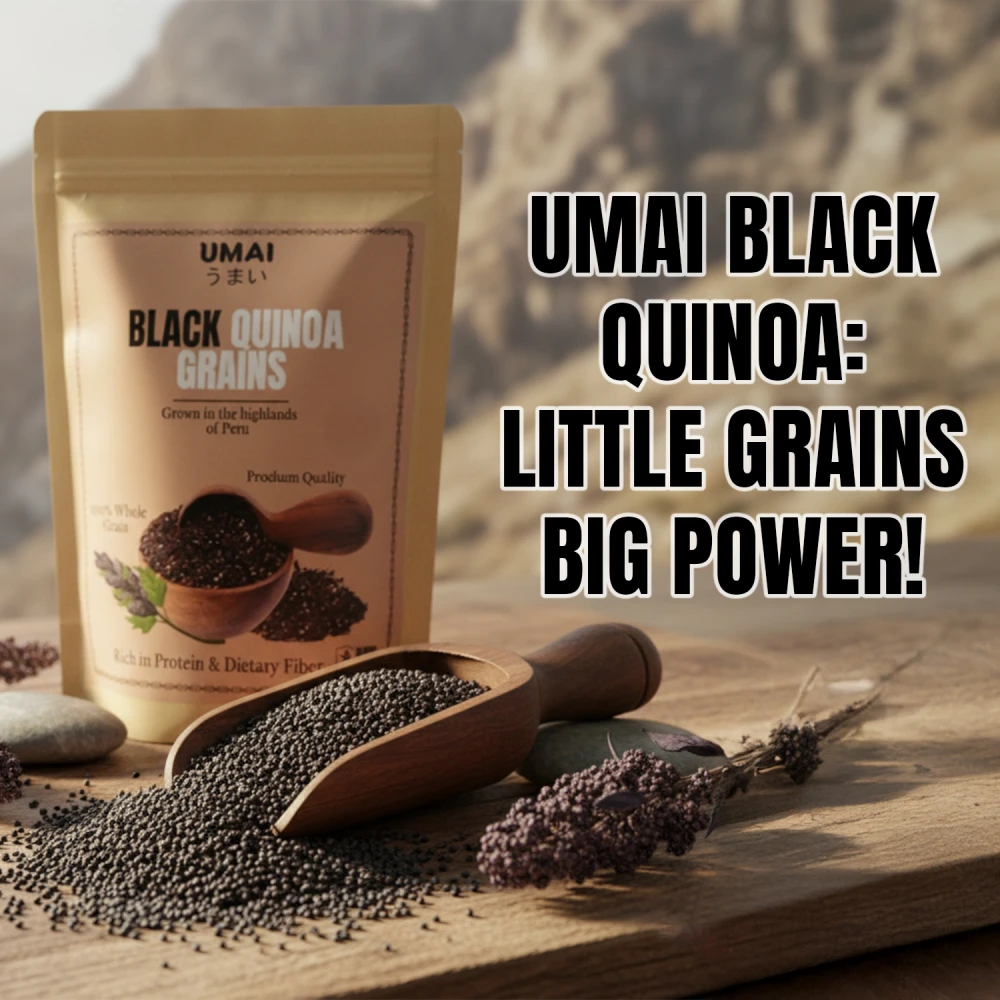 UMAI Black Quinoa Grains 500g
