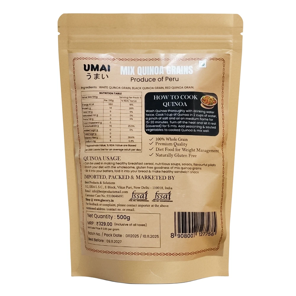 UMAI Mix Quinoa Grains 500g