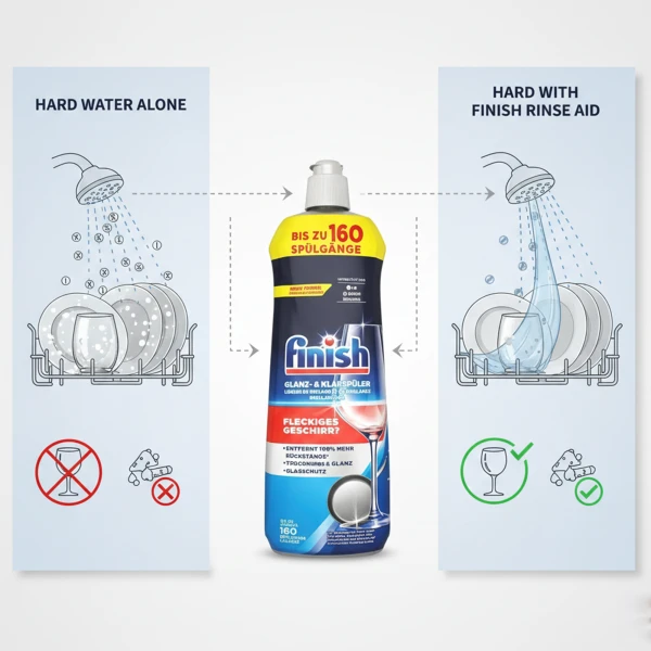 Finish Dishwasher Rinse Aid Liquid 800ml