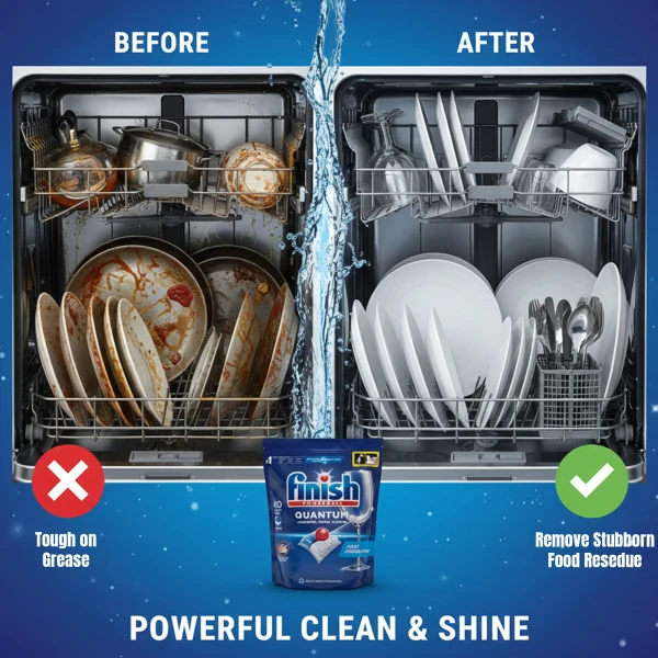 Finish Quantum Dishwasher Regular 60 Tabs