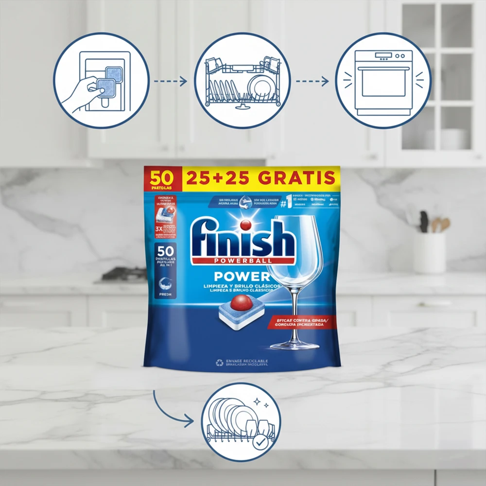 Finish Powerball Dishwasher 50 Tabs