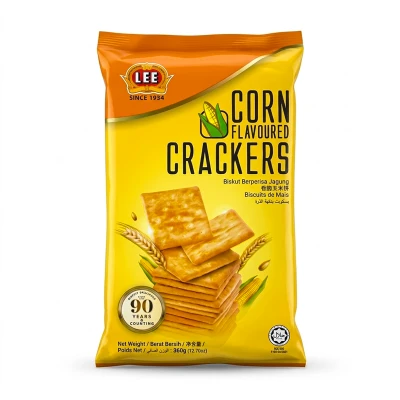 Lee Corn Flavoured Crackers 360g
