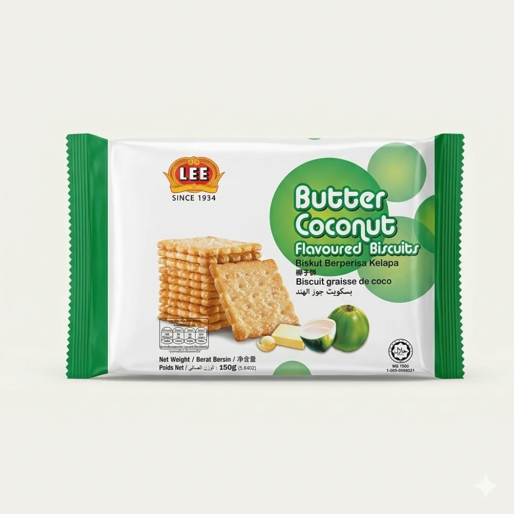 Lee Butter Coconut Flavoured Biscuits 160g