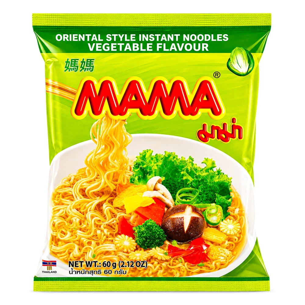 Mama Instant Noodle - Vegetable 60g  (Pack of 10)